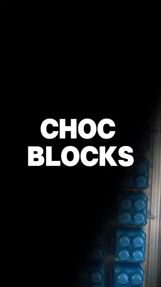 Who says you can't play with your food?! 🍫🧩

Our brand new Choc Blocks are here – build, bite, repeat. Perfect for gifting...or not!

Now available to order on our website... #ChocBlocks #Chocolours #PlayfulTreats